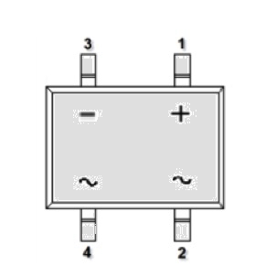 DF10S SMD (1A; 1000V)